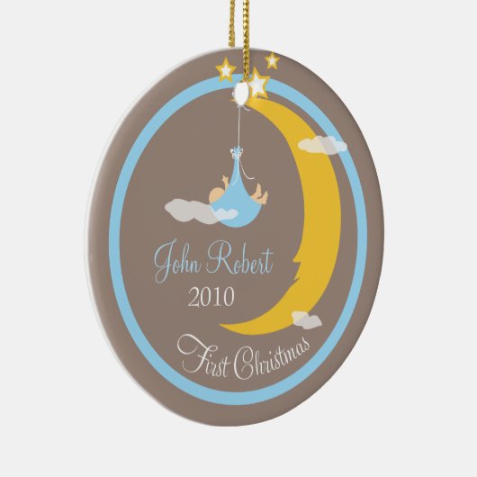 Premier ornement de Noël du bébé (Droite)