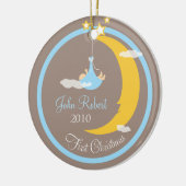 Premier ornement de Noël du bébé (Gauche)