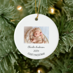Premier ornement de Noël du bébé, 1er Noël du bébé