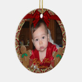 Premier ornement de Noël du bébé avec photo (Droite)