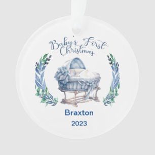 Premier ornement de Noël du bébé garçon