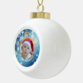 Premier ornement de Noël du bébé personnalisé (Droite)