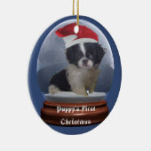 Premier ornement de Noël du chiot (Droite)