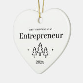Premier Ornement de Noël Entrepreneur (Gauche)