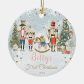 Premier ornement de Noël Le ballet des Noisettes (Devant)