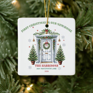 Premier Ornement de Noël Nouvelle Maison