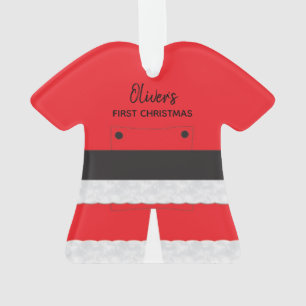 Premier ornement de Noël Père Noël pour bébé migno