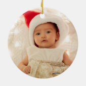 Premier ornement de Noël pour bébé (Dos)