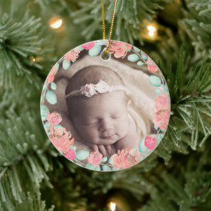 Premier ornement de Noël pour bébé personnalisé