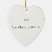 Premier ornement de Noël pour les ménages mariés (Droite)