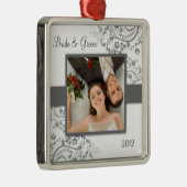 Premier ornement de photo de Noël (Droite)