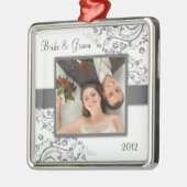 Premier ornement de photo de Noël (Gauche)