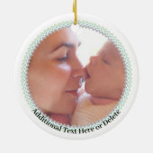 Premier ornement d'empreintes de bébé (Dos)