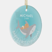 Premier ornement en céramique de Noël pour bébés (Droite)