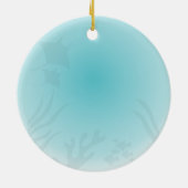 Premier ornement en céramique de Noël pour bébés (Dos)