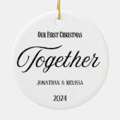 Premier ornement engagé de Noël (Dos)