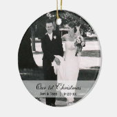 Premier ornement fait sur commande de photo de (Gauche)