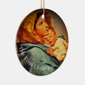 Premier ornement photo de Noël à deux faces (Droite)