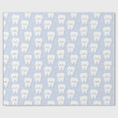 Premier papier d'emballage cadeau pour dents (Plat)