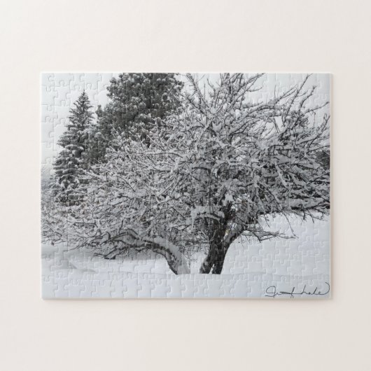 Premier Puzzle d'arbre des neiges (Horizontal)