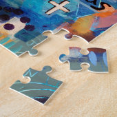 Premier puzzle de cadeau de garçon de communion (Côté)