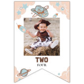 Premier Rodéo Cowboy Anniversaire Drapeaux de Bunt (Deuxième drapeau)