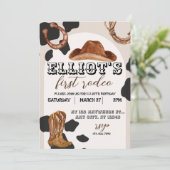 Premier Rodéo, Western Cowboy Invitation (Debout devant)