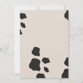 Premier Rodéo, Western Cowboy Invitation (Dos)