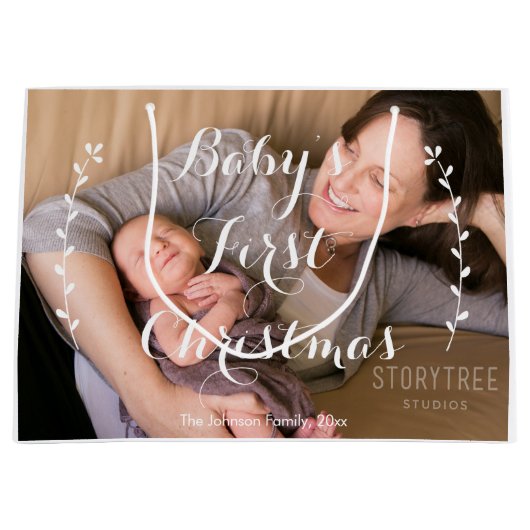 Premier sac cadeau de Noël pour bébé mignon (Devant)