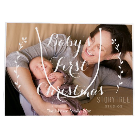 Premier sac cadeau de Noël pour bébé mignon (Dos)