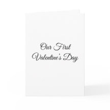 Premier Saint-Valentin Ensemble | Carte Saint-Vale