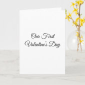Premier Saint-Valentin Ensemble | Carte Saint-Vale (Fleur jaune)