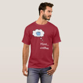 Premier... T-shirt café (Devant entier)