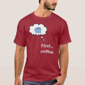 Premier... T-shirt café (Devant)
