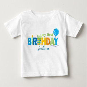 Premier T-shirt d'anniversaire personnalisé