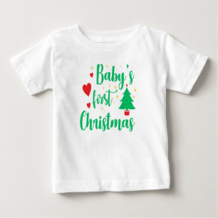 Premier T-shirt de Noël pour bébé - Fêtes