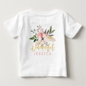 premier T-shirt onederful d'anniversaire (Dos)