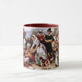 Premier Thanksgiving 1621. Beaux-Arts - Mugs cadea (Centre)