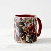 Premier Thanksgiving 1621. Beaux-Arts - Mugs cadea (Devant droit)