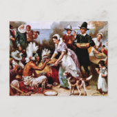 Premier Thanksgiving, 1621. Cartes postales (Devant)