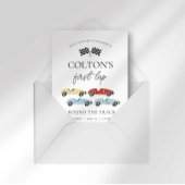 Premier tour autour de la piste Invitation d'anniv