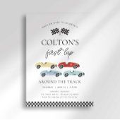 Premier tour autour de la piste Invitation d'anniv