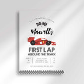 Premier tour autour de la piste Invitation d'anniv