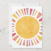 Premier Tour Autour du Soleil Invitation (Dos)