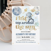 Premier Tour Autour du Soleil Invitation d'anniver