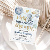 Premier Tour Autour du Soleil Invitation d'anniver