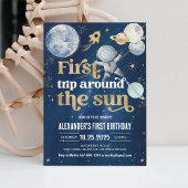Premier Tour Autour du Soleil Invitation d'anniver