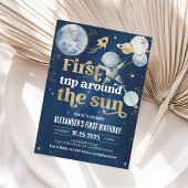 Premier Tour Autour du Soleil Invitation d'anniver