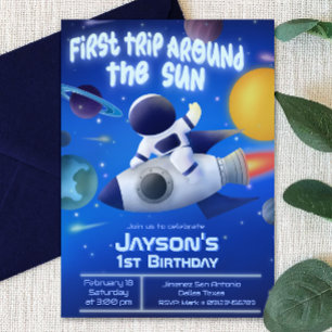 Premier Tour Autour du Soleil - Invitation Espace