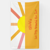 Premier voyage autour de la bannière d'anniversair (Vertical)